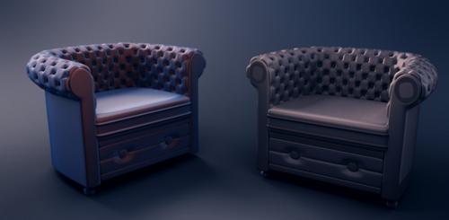 Chesterfield Chair Attempt 1 preview image