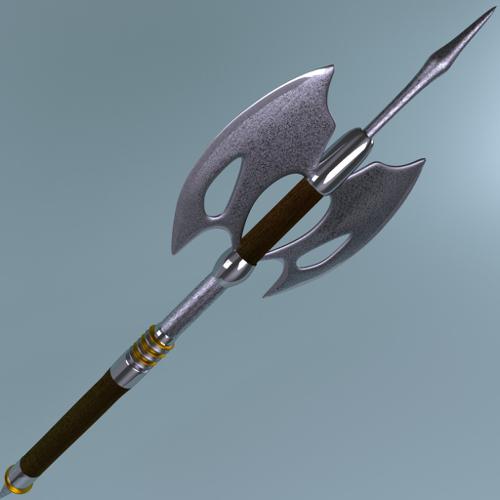 Fantasy Weapon Damascus Steel Axe preview image