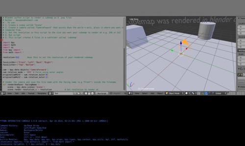 Cubemap Render Python Script preview image
