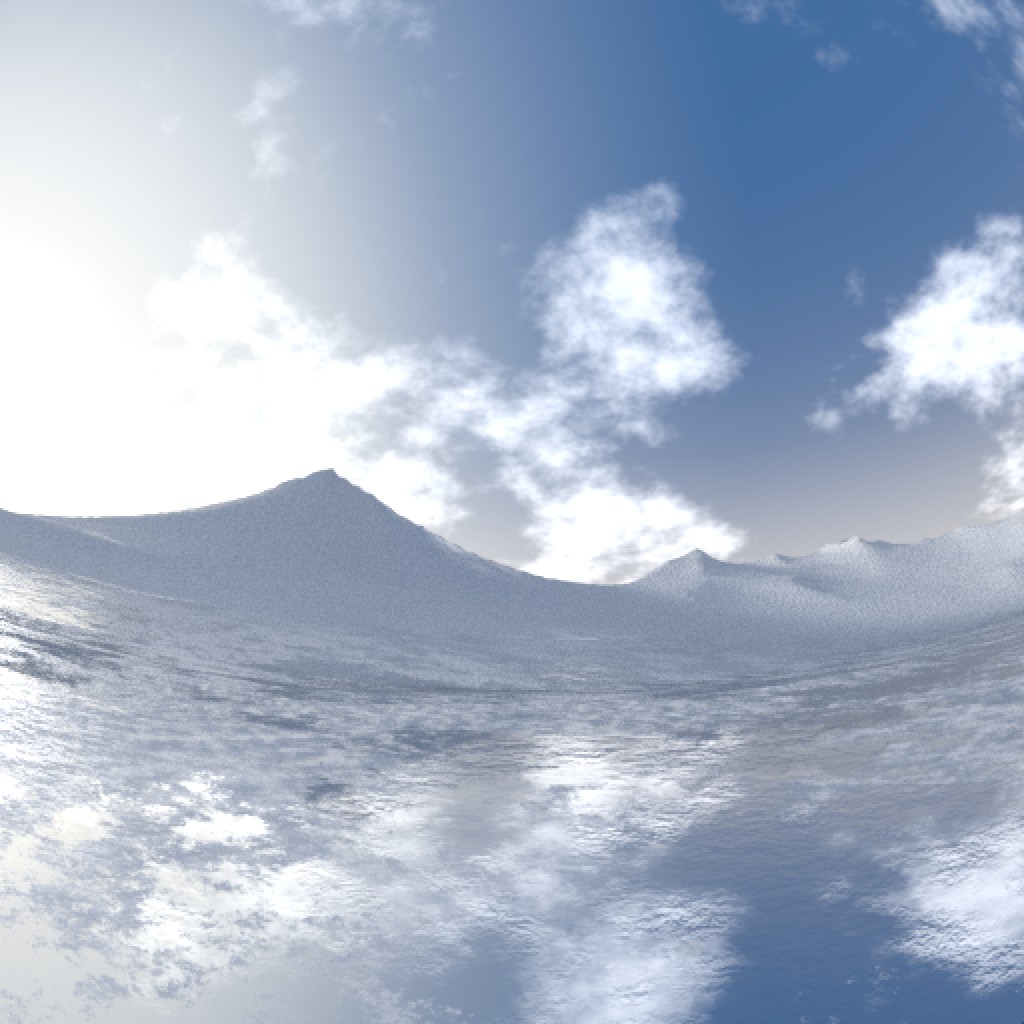 Procedural day sky material preview image 1