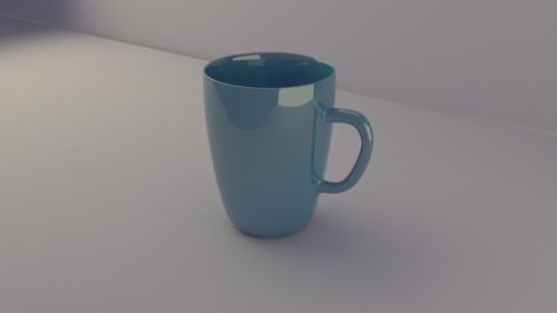 Mug w/PBR material. preview image