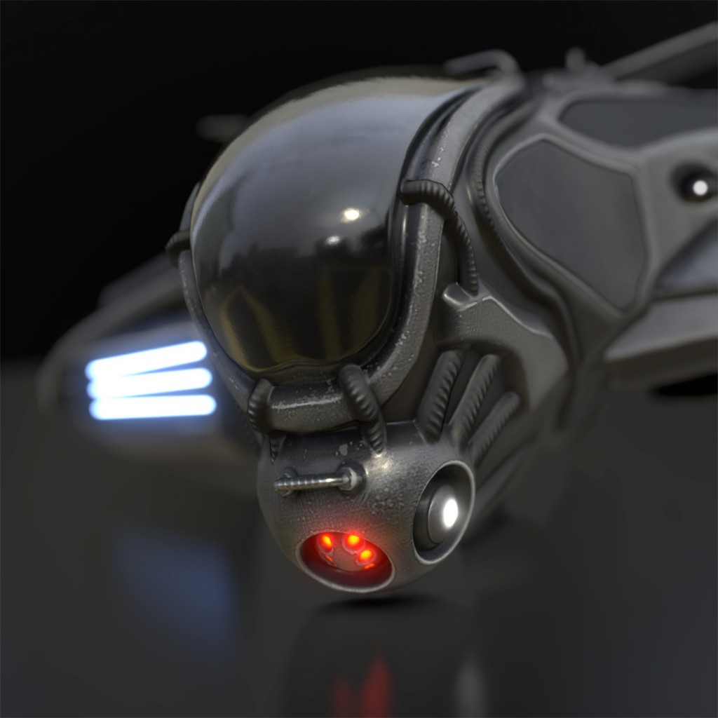 Intergalactic Spaceship in Blender 2.8 Eevee preview image 4