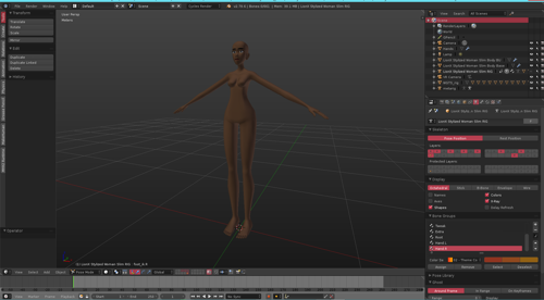 LX Stylized Female RIG preview image