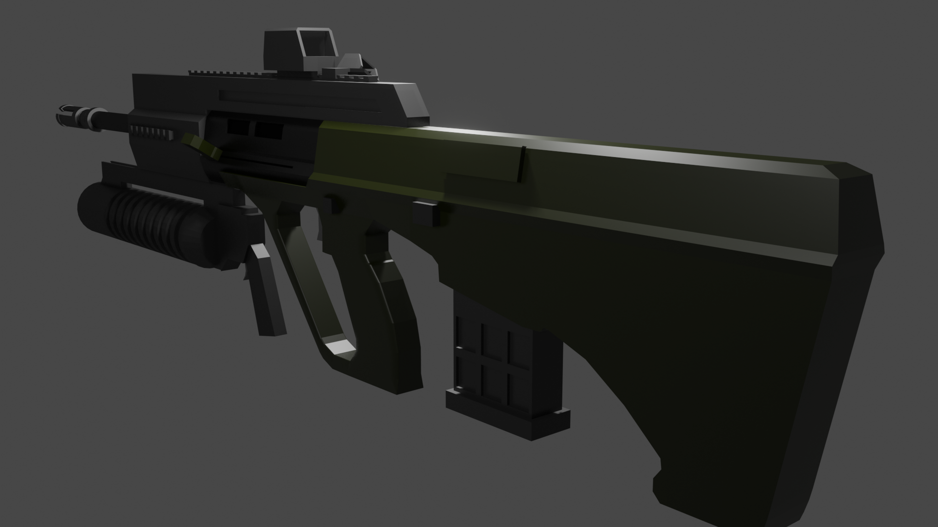 Custom AUG (Low Poly) preview image 5