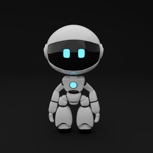 The amazing white bot!(rigged!!+shape keys!) preview image