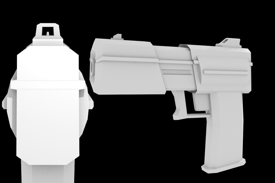 Futuristic Laser Pistol preview image 1