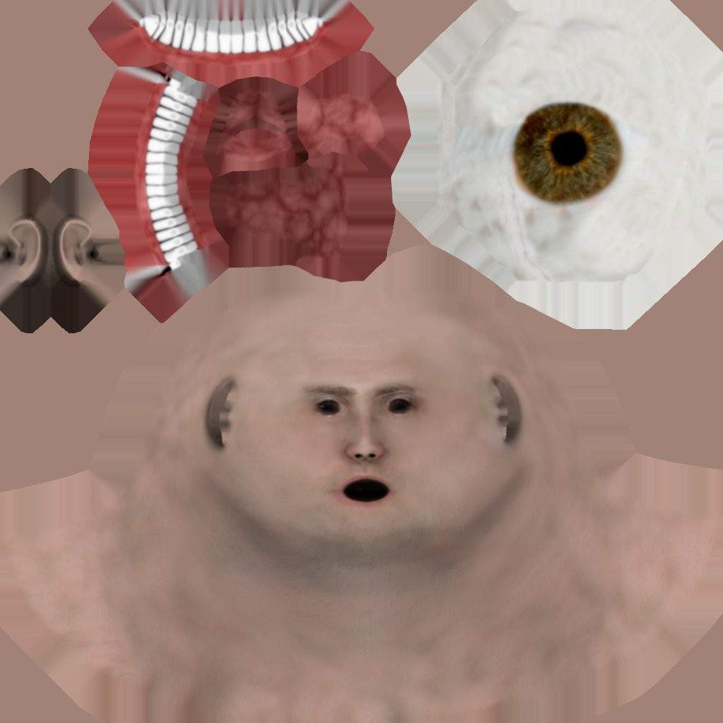 Realistic Lowpoly Head preview image 4