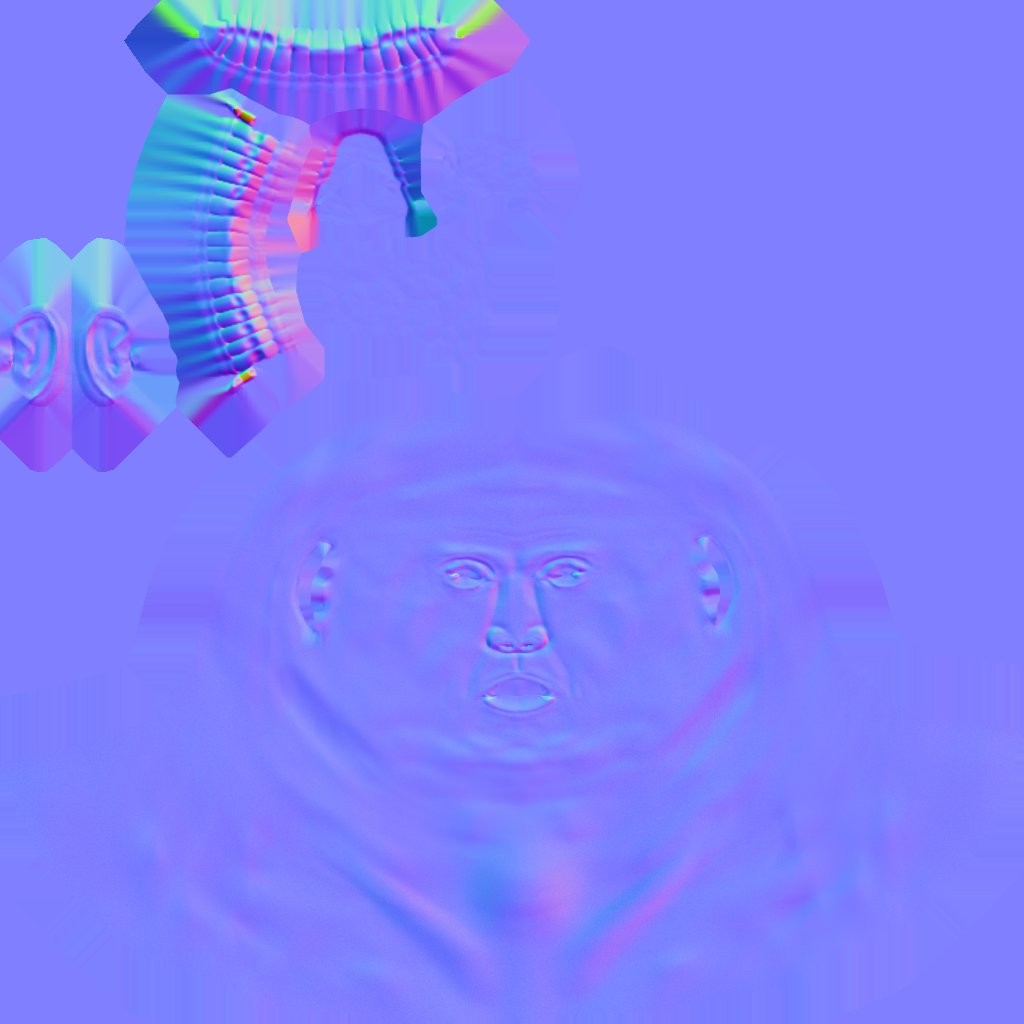 Realistic Lowpoly Head preview image 5