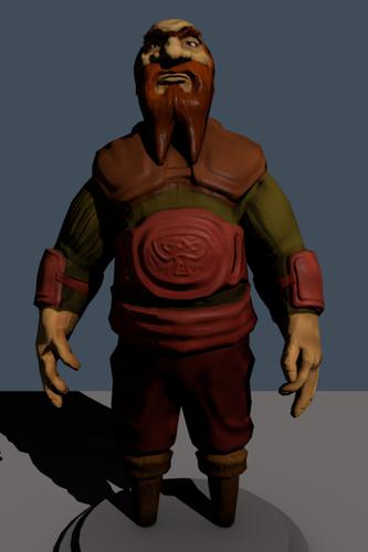NoLegsDwarf (Low poly). preview image