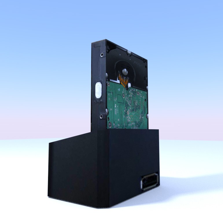 Low-Poly External HD preview image 2