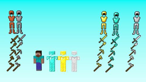 Minecraft Armour and weapons  preview image
