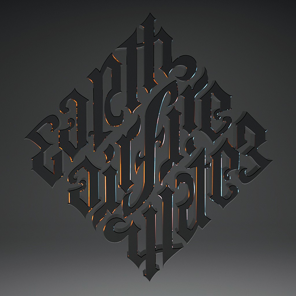 Angels & Demons Ambigram (Earth, Air, Fire, Water) preview image 1