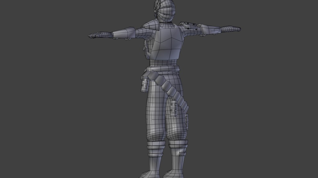 futuristic soldier_Request for funny007bond preview image 4