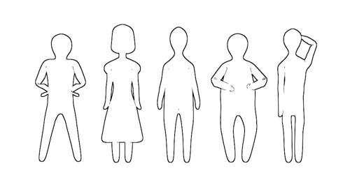 Simple Rigged Characters from Doodle Notes preview image