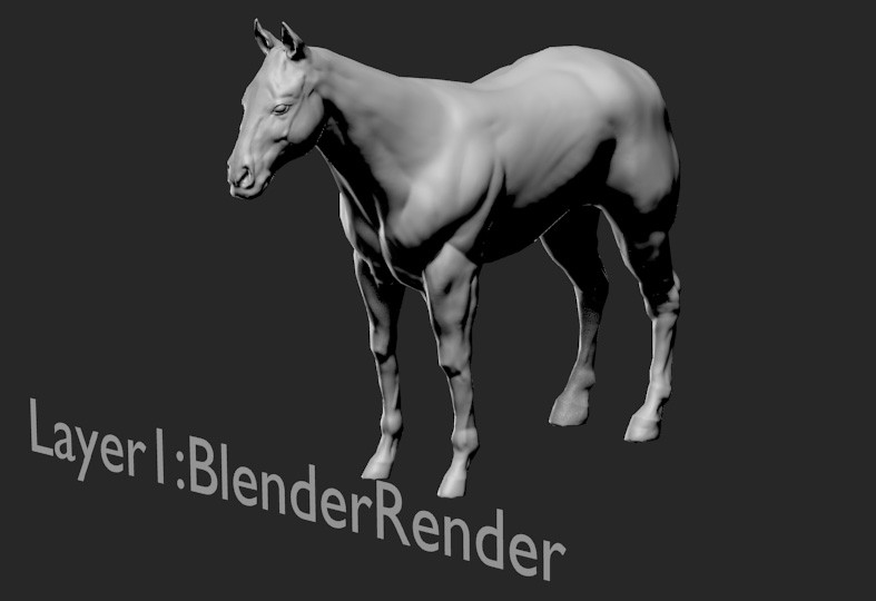 Horse NormalMap preview image 2