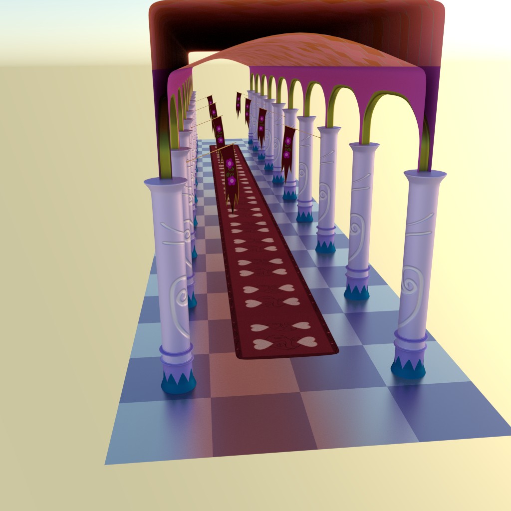 Canterlot hallway preview image 2