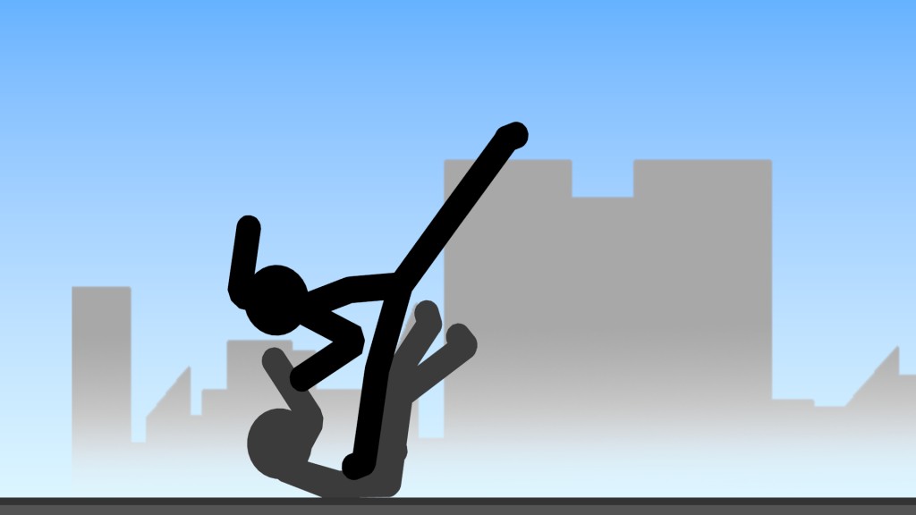Blend Swap  Realistic stickman fight animation