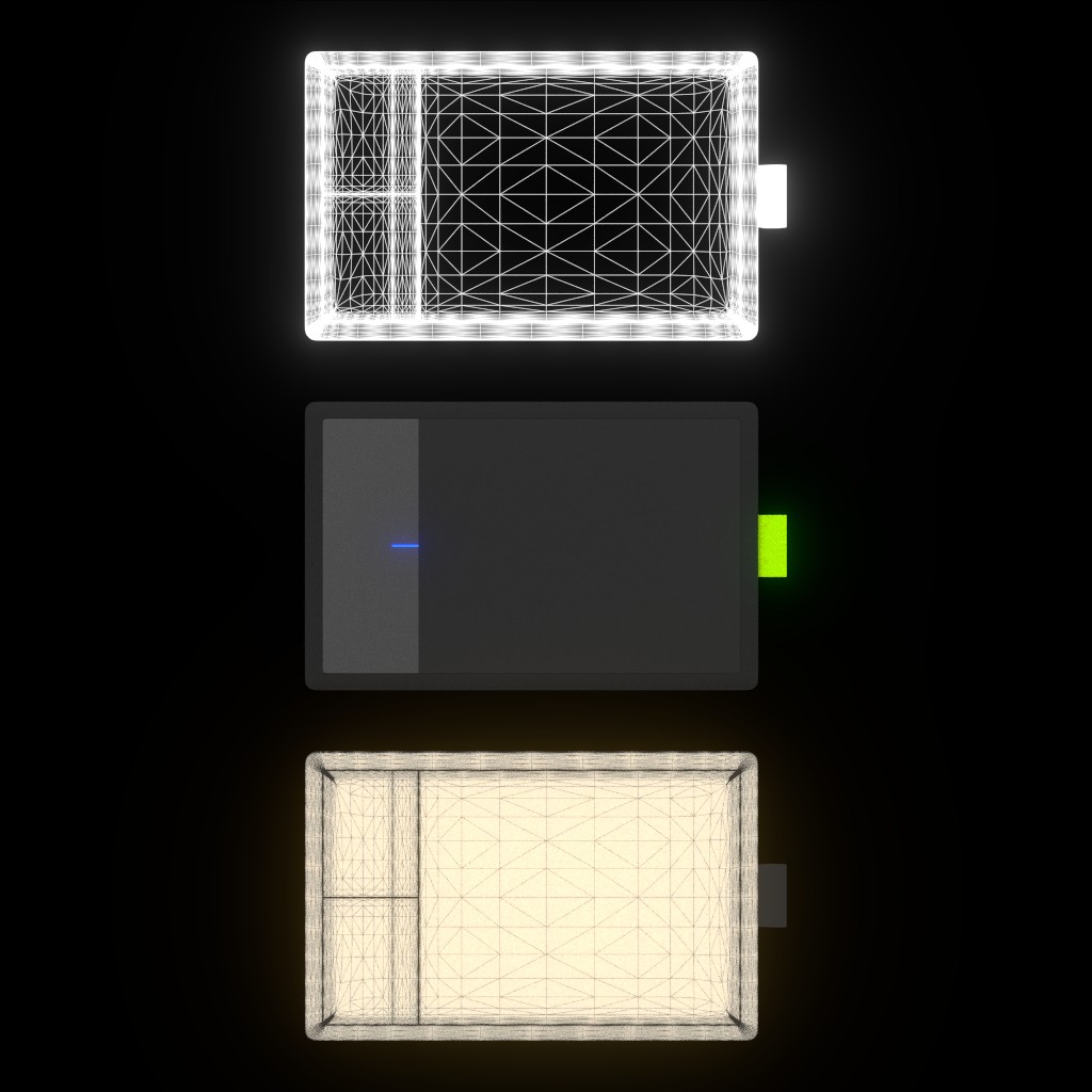 Wacom Bamboo Connect - High Poly preview image 2