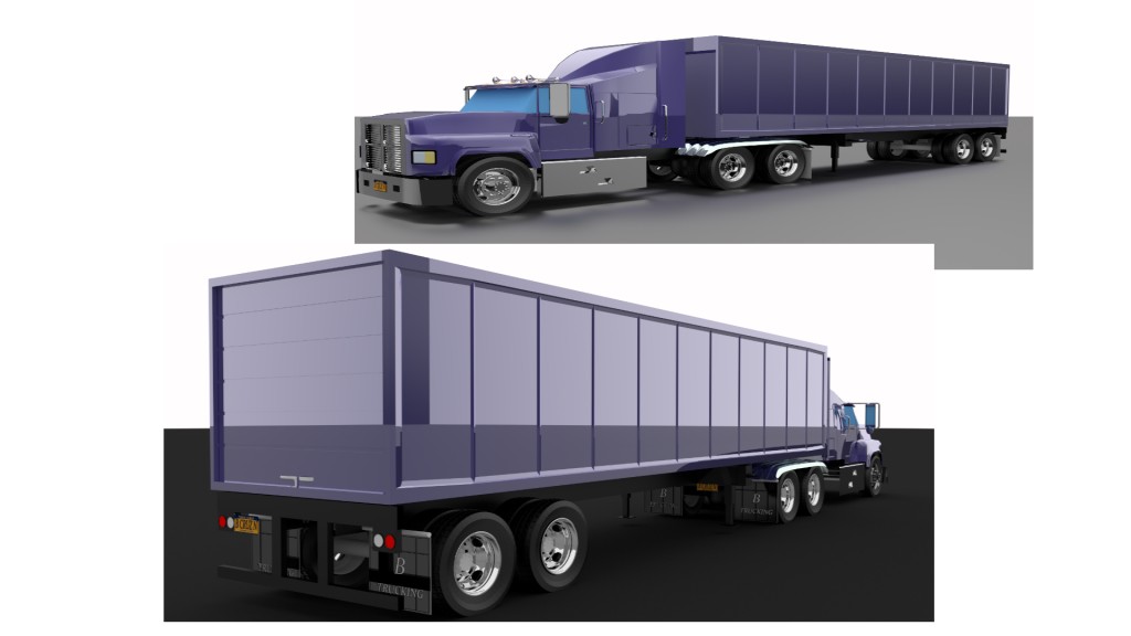 semi truck preview image 2