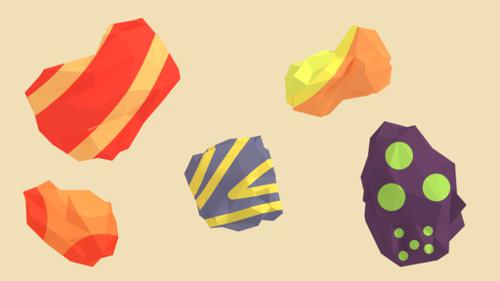 Fun with texture painting low poly models preview image