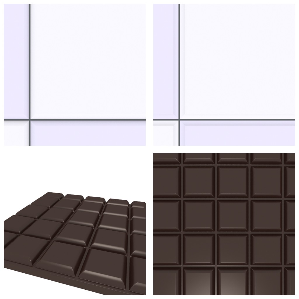 Procedural chamfered tiles texture  preview image 2