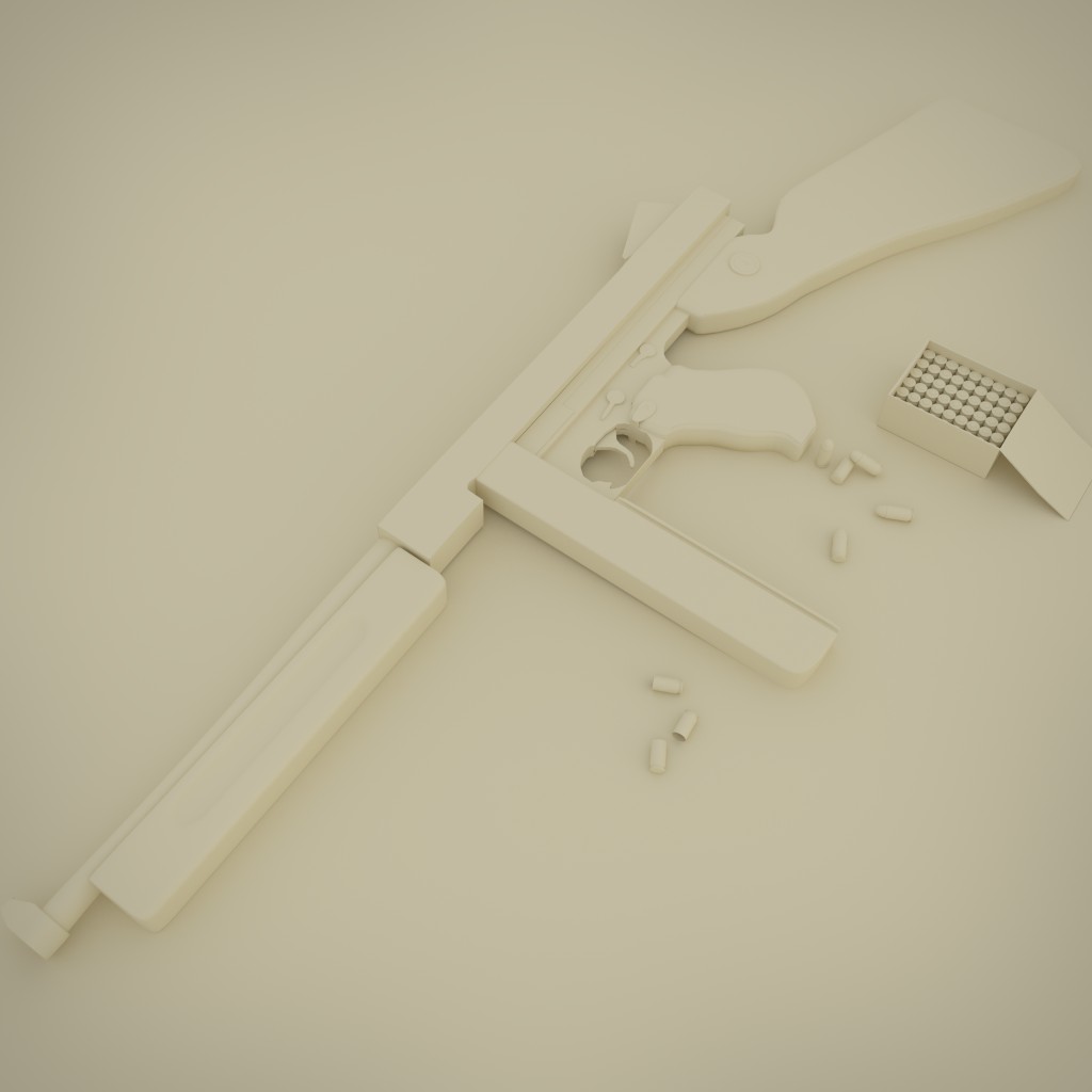 Thompson M1A1 Submachine Gun  preview image 3