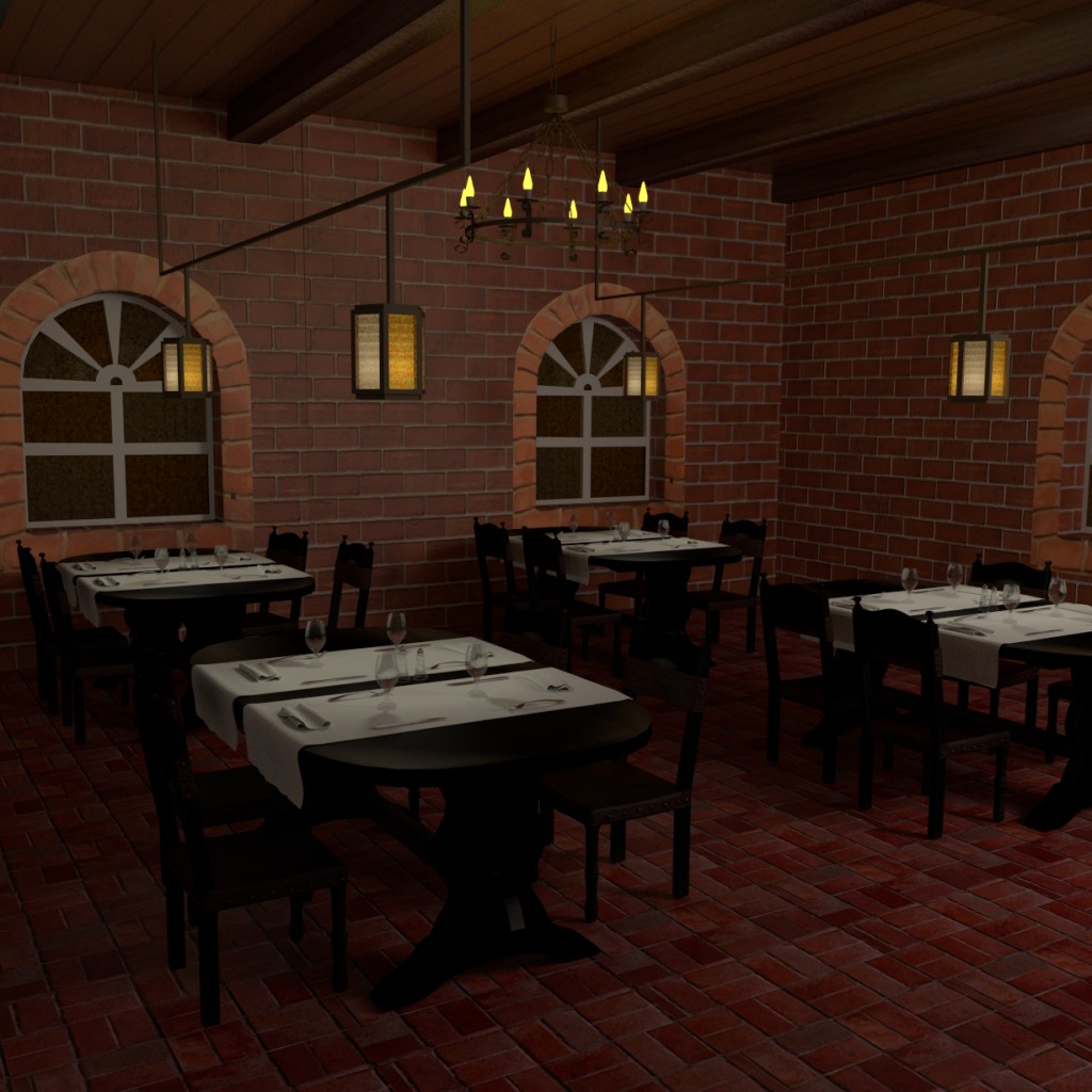 Restaurant Scene preview image 1