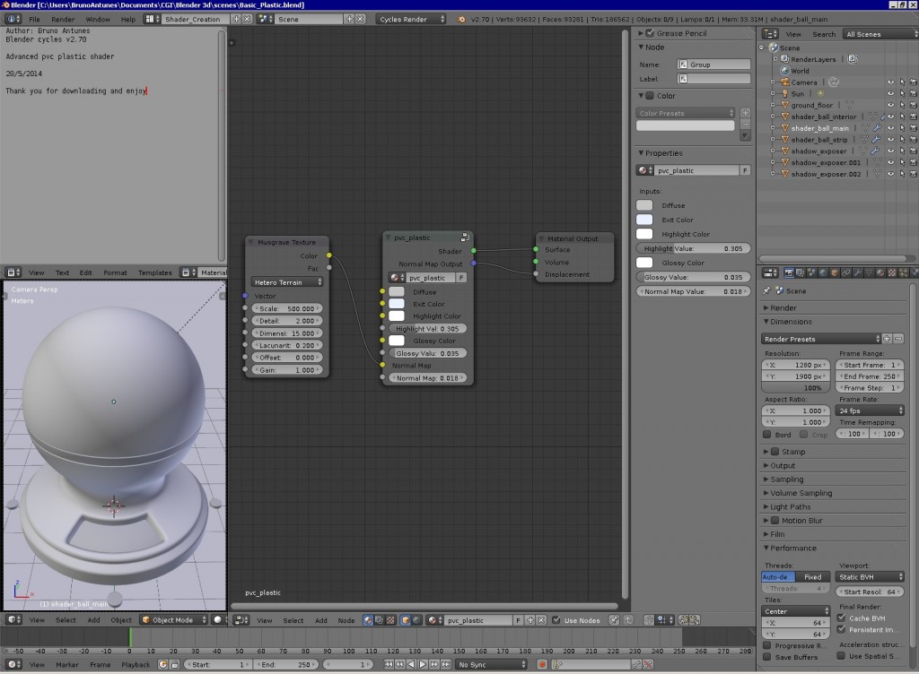 cycles advanced shaders pvc rugged surface preview image 2