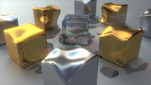 Elastic Cube and Frozen Suzanne preview image