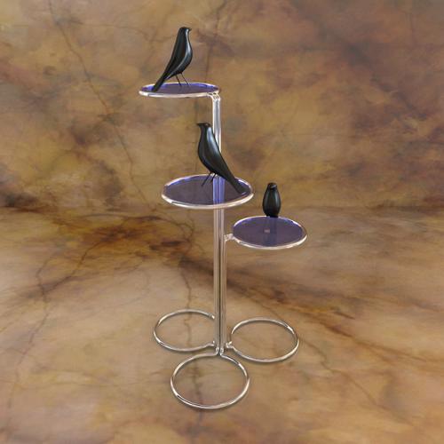 Chome & Glass Display Stand preview image