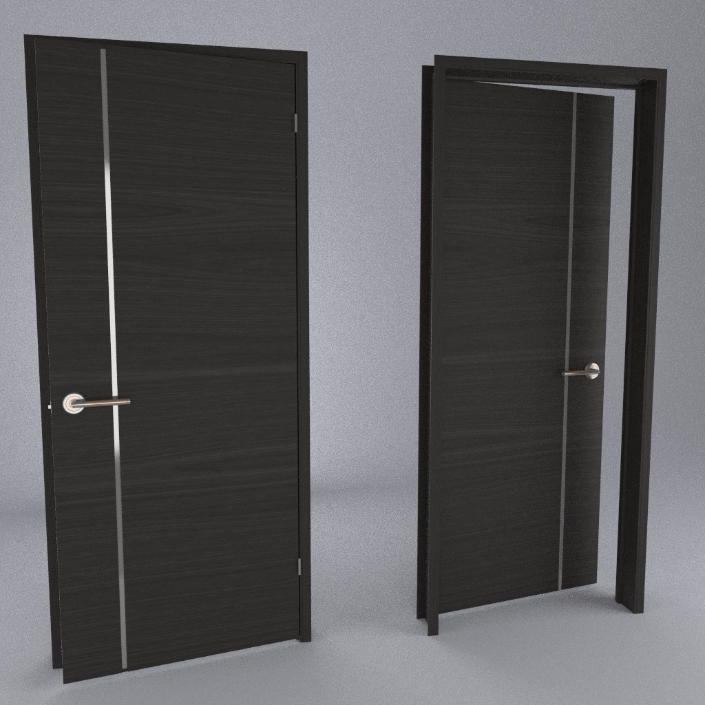 Door Dark Gray preview image 1