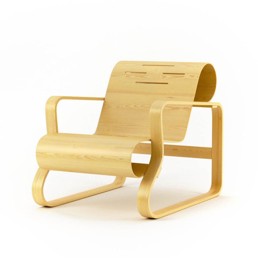 Chocofur Wooden Armchair preview image 1