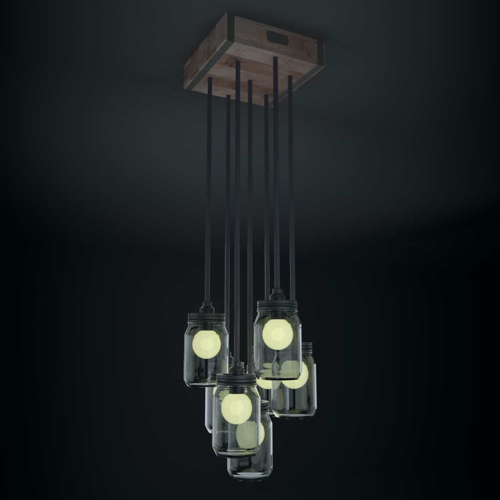 Mason Jar Lamp preview image 1