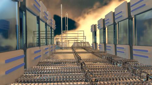 SCI-FI Road Sky preview image