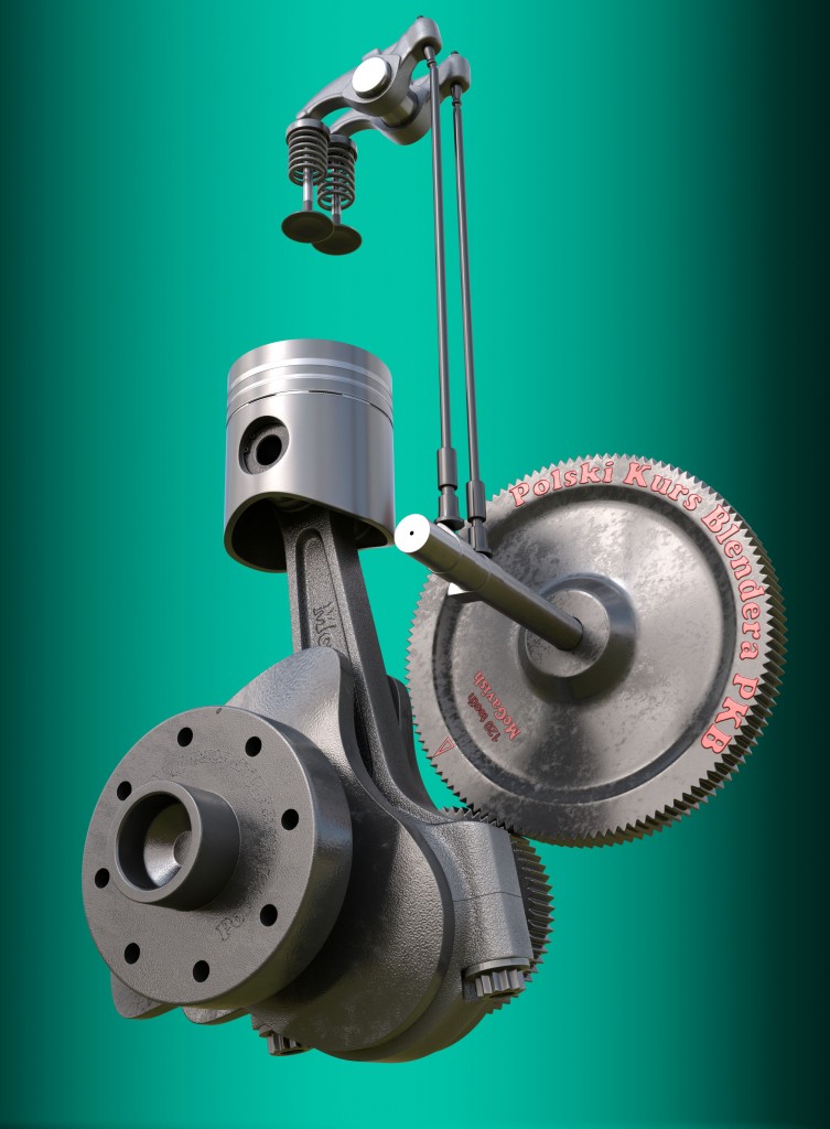 Fully rigged engine preview image 2