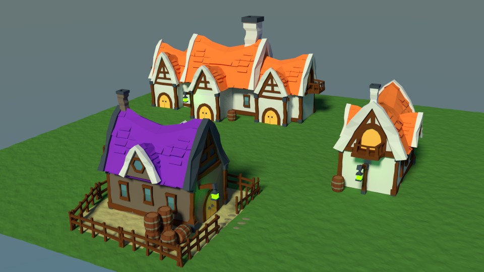 Medieval peasant village preview image 2