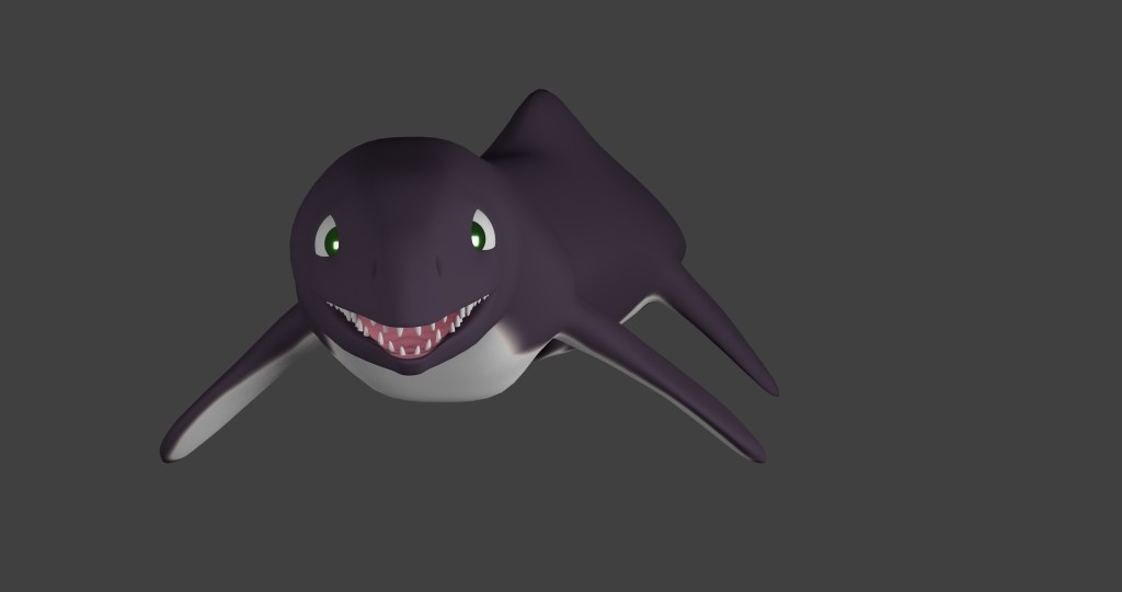Rigged Mosasaurus preview image 1
