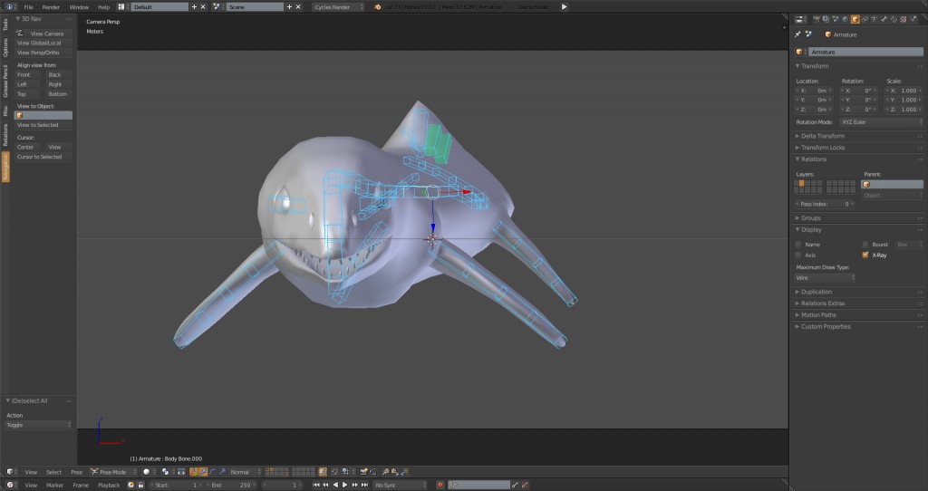 Rigged Mosasaurus preview image 2