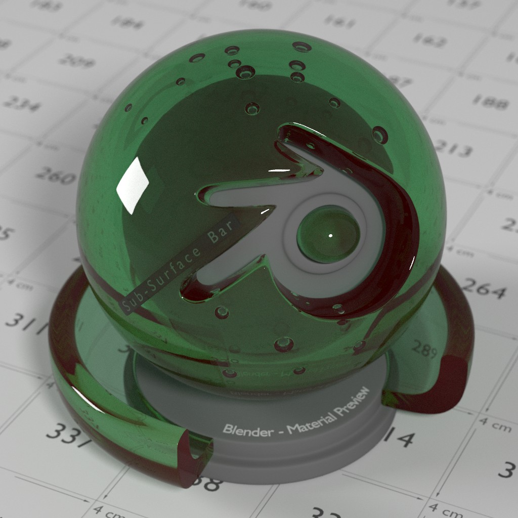 Toffee Apple Glass Shader preview image 1