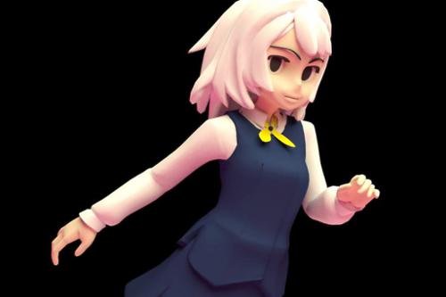 Anime character model preview image