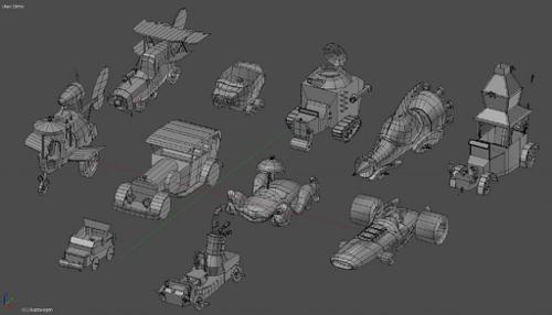 Wacky Races Vehicles preview image