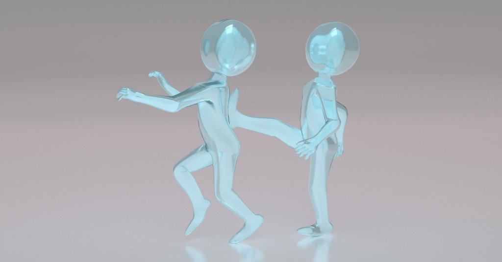 My Cartoon glass 3D man preview image 2