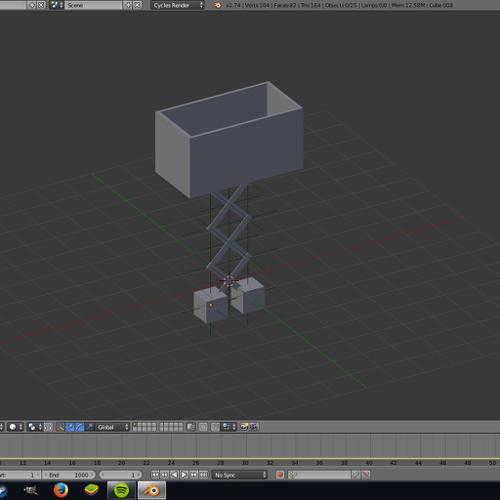 Rigid Body Scissor Lift preview image