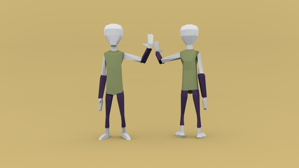 Character Low poly preview image 1