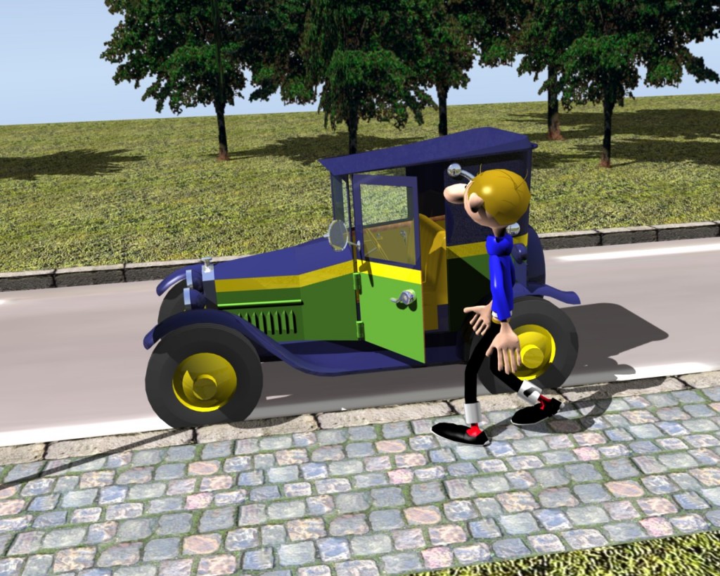 fiat 509 with driver preview image 4