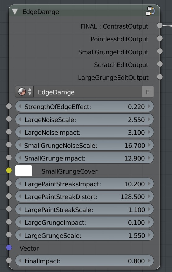 Edge and ageing damage contrast setup preview image 2