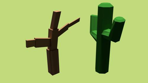 Dead Tree and Cactus preview image