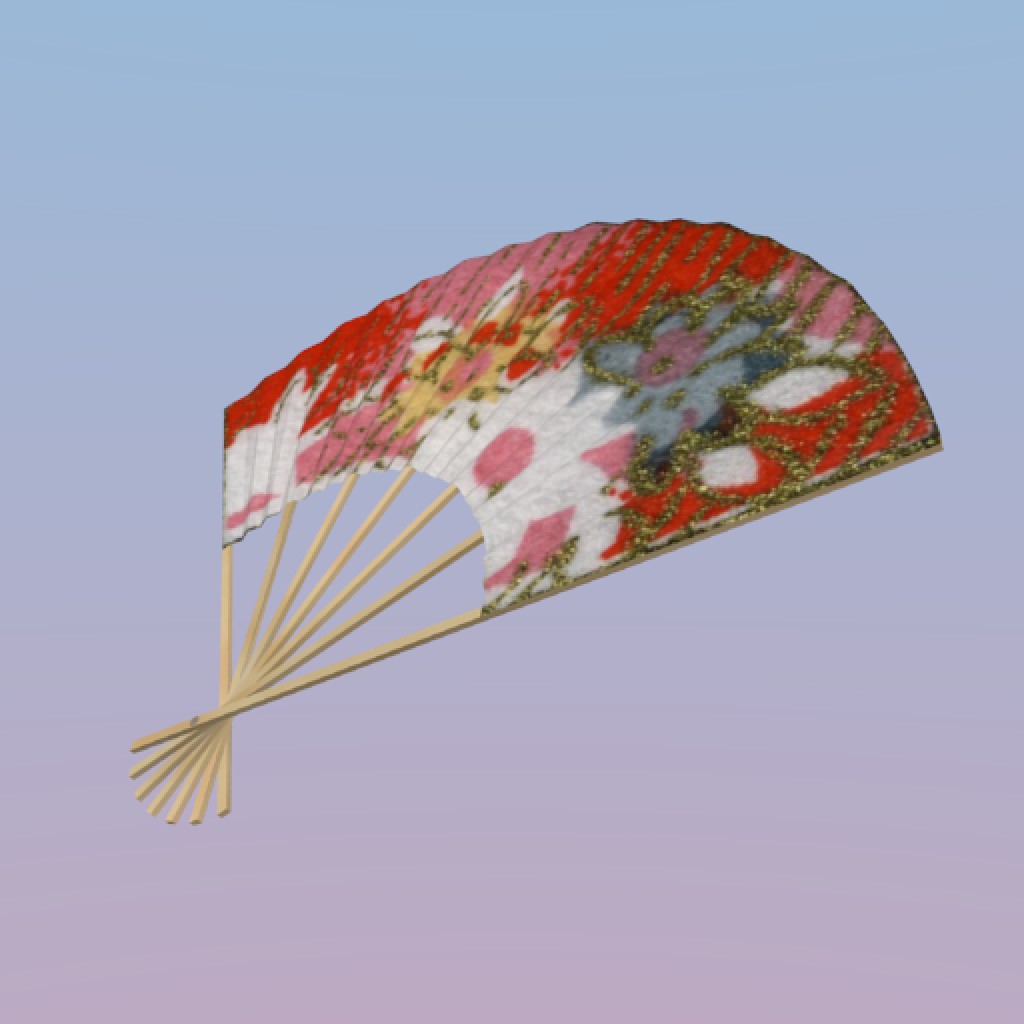 Simple Origami Paper Fan preview image 3