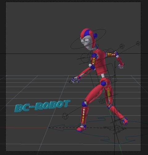 Full rigged robot  preview image