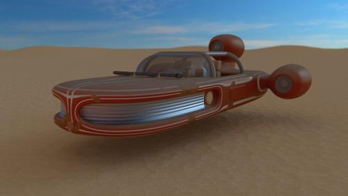 Star Wars-esque Landspeeder preview image